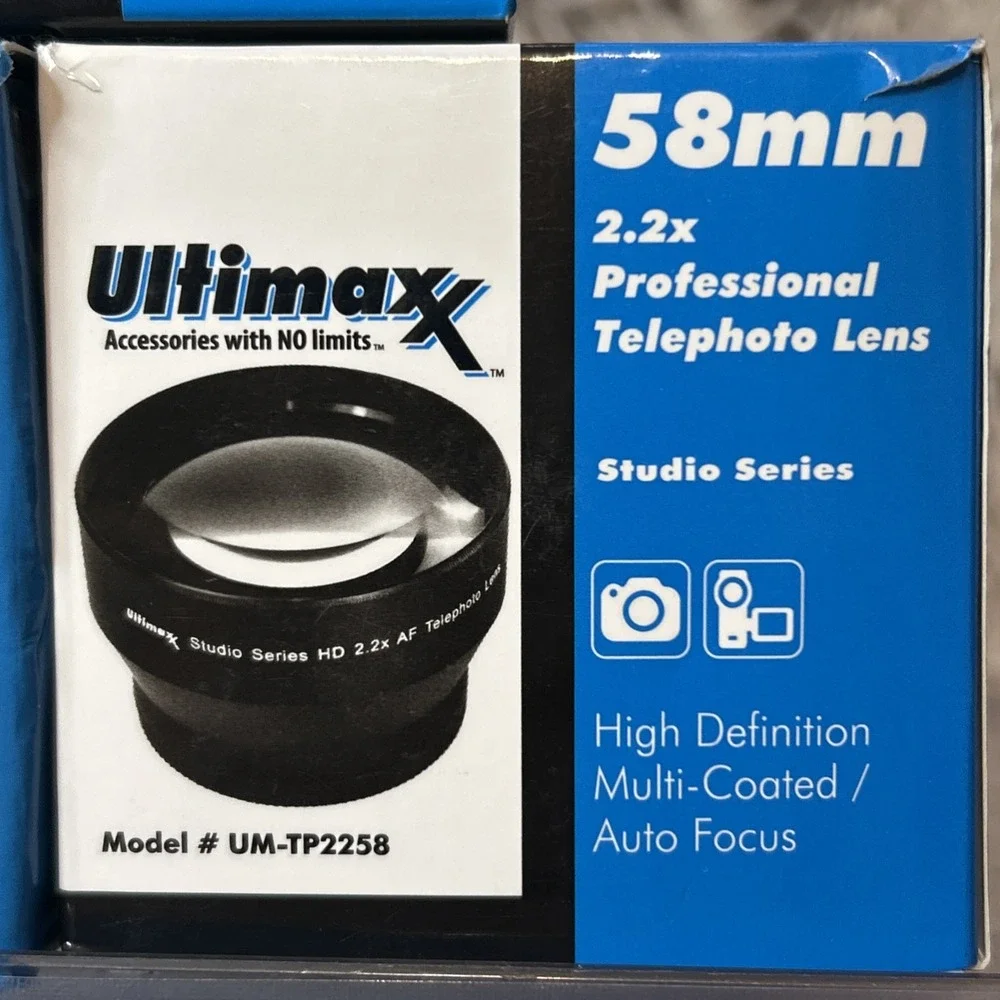 Ultimaxx Camera Accessories‎ Wide Angle Lens Macro Telephoto Filters Starter Kit